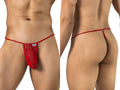CandyMan 95007 Men's Underwear Seductive Lace Thong Color Red