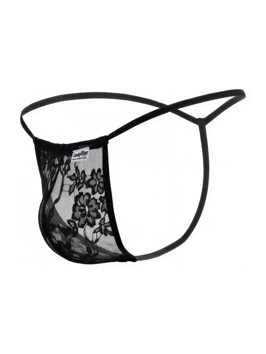CandyMan 9586 Men's Underwear Mini G-String Color Black