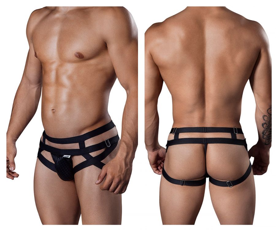 CandyMan Men's Underwear 99242 Jockstrap Color Black