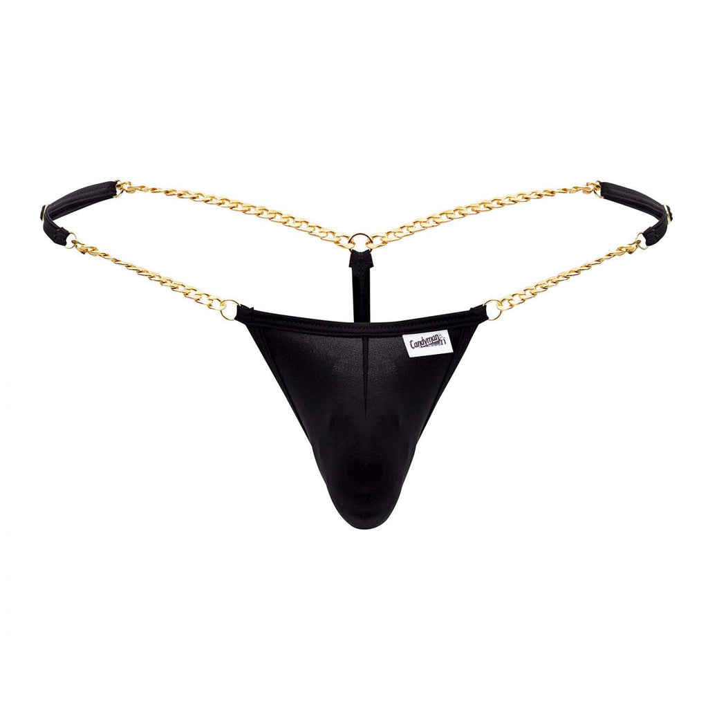 CandyMan Men's Underwear 99586 Chain G-String Color Black