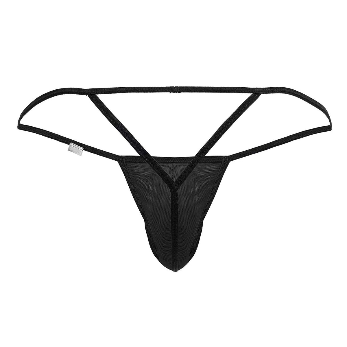 CandyMan Men's Underwear 99795 Mesh G-String Thongs Color Black
