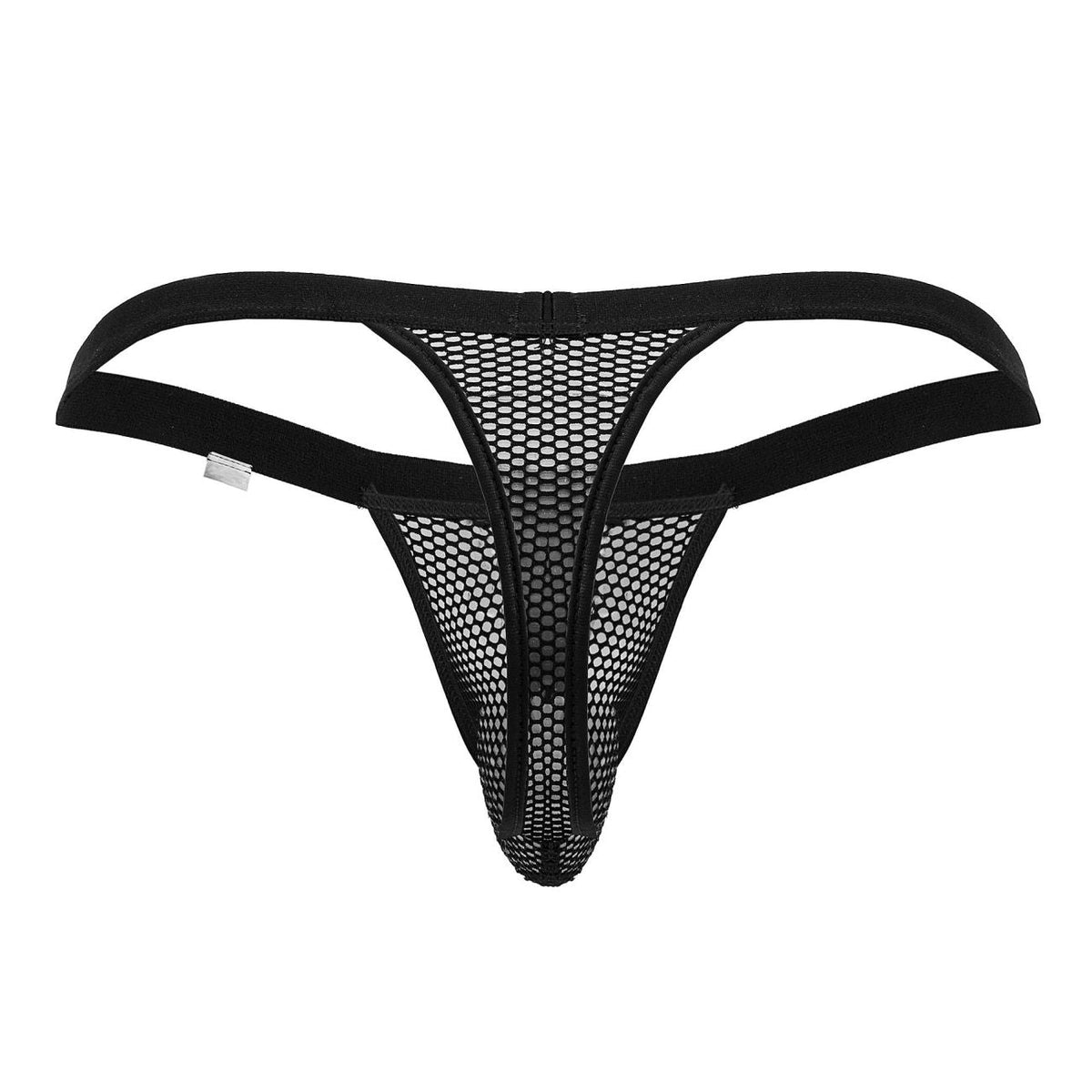 CandyMan Men's Underwear 99801 Mesh Thongs Color Black