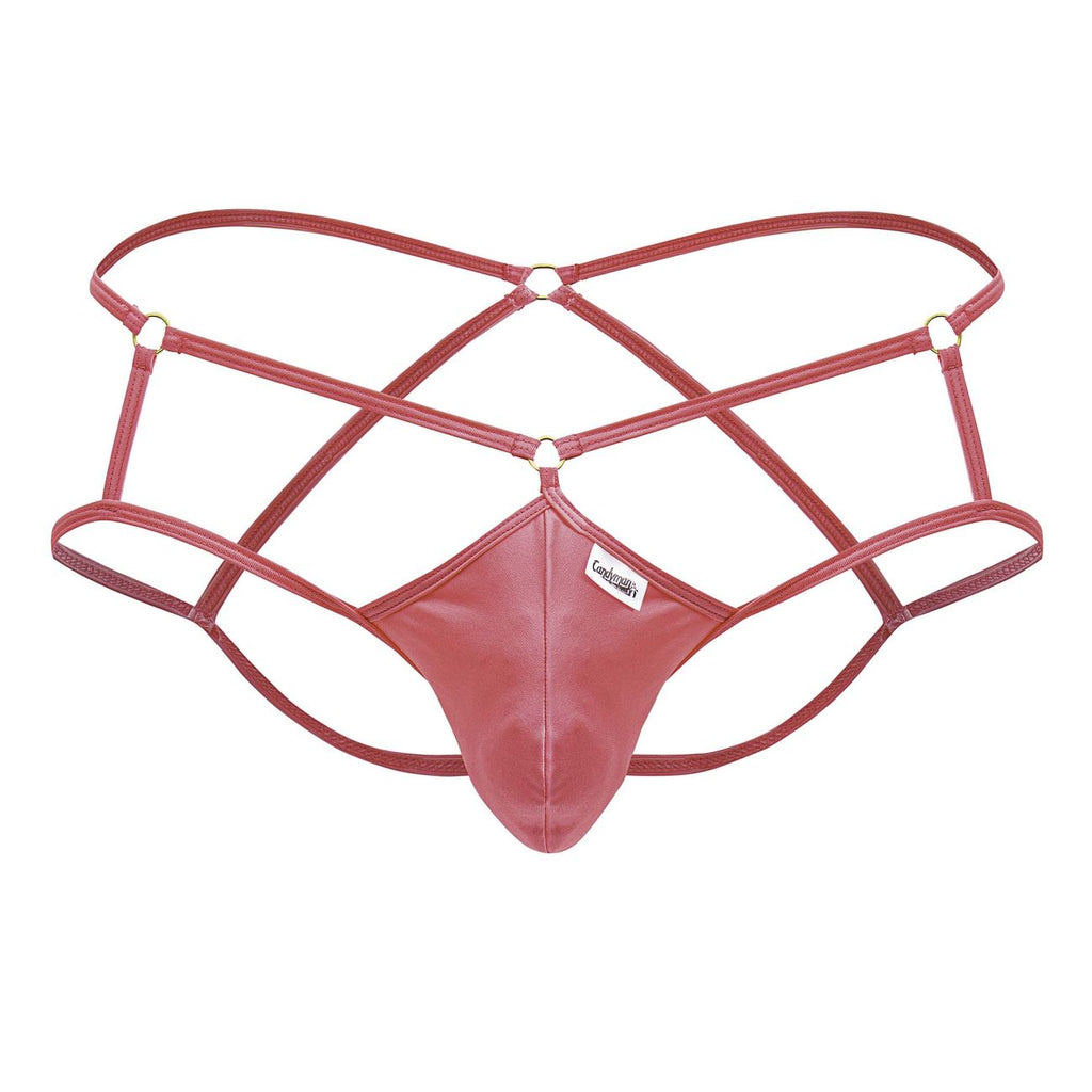 CandyMan Men's Underwear 99831 Cage Jockstrap Color Hot Pink