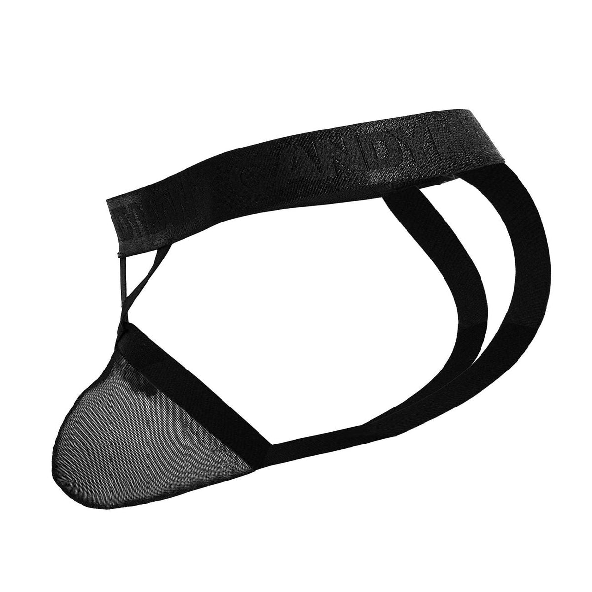 CandyMan Men's Underwear 99847 Mesh Thongs Color Black