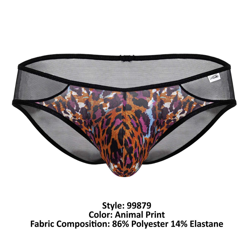 CandyMan Men's Underwear 99879 Leopard Briefs Color Animal Print