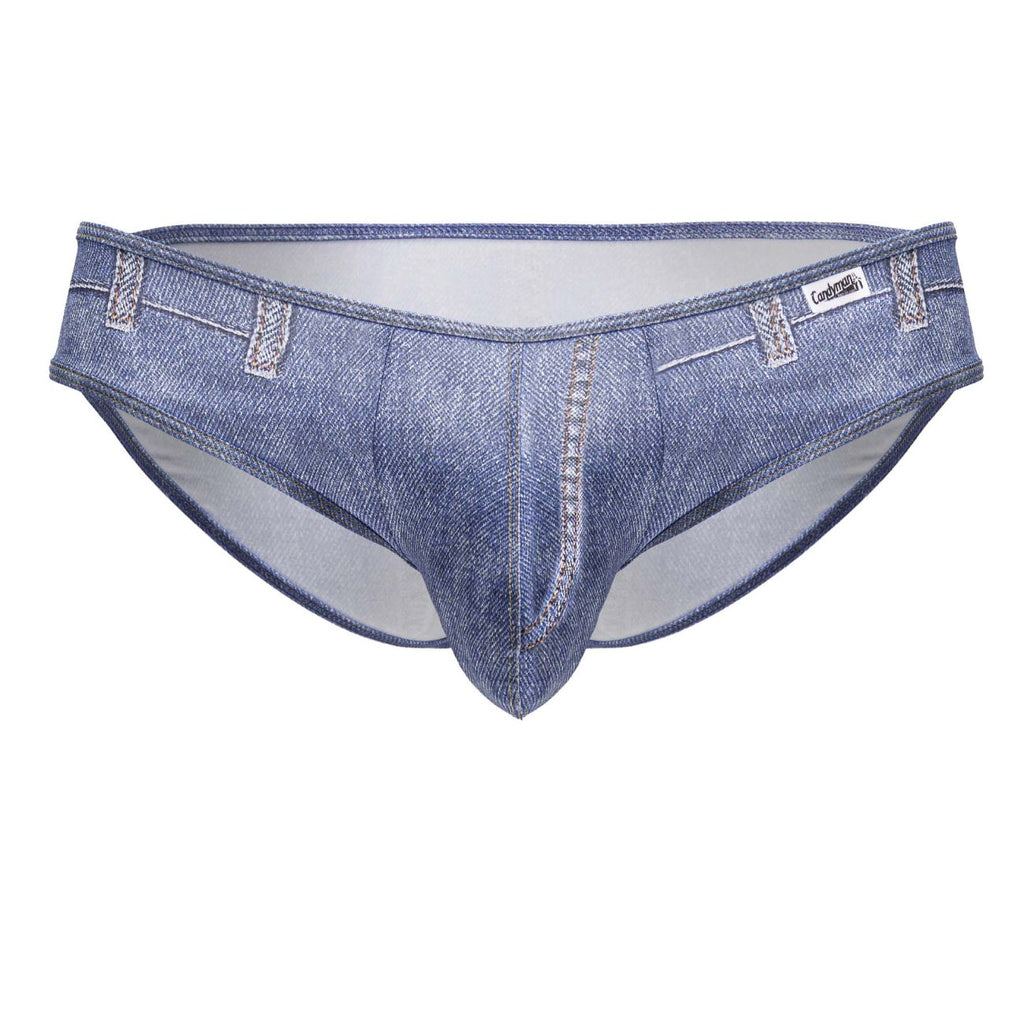 CandyMan Men's Underwear 99897 Cowboy Briefs Color Denim Blue