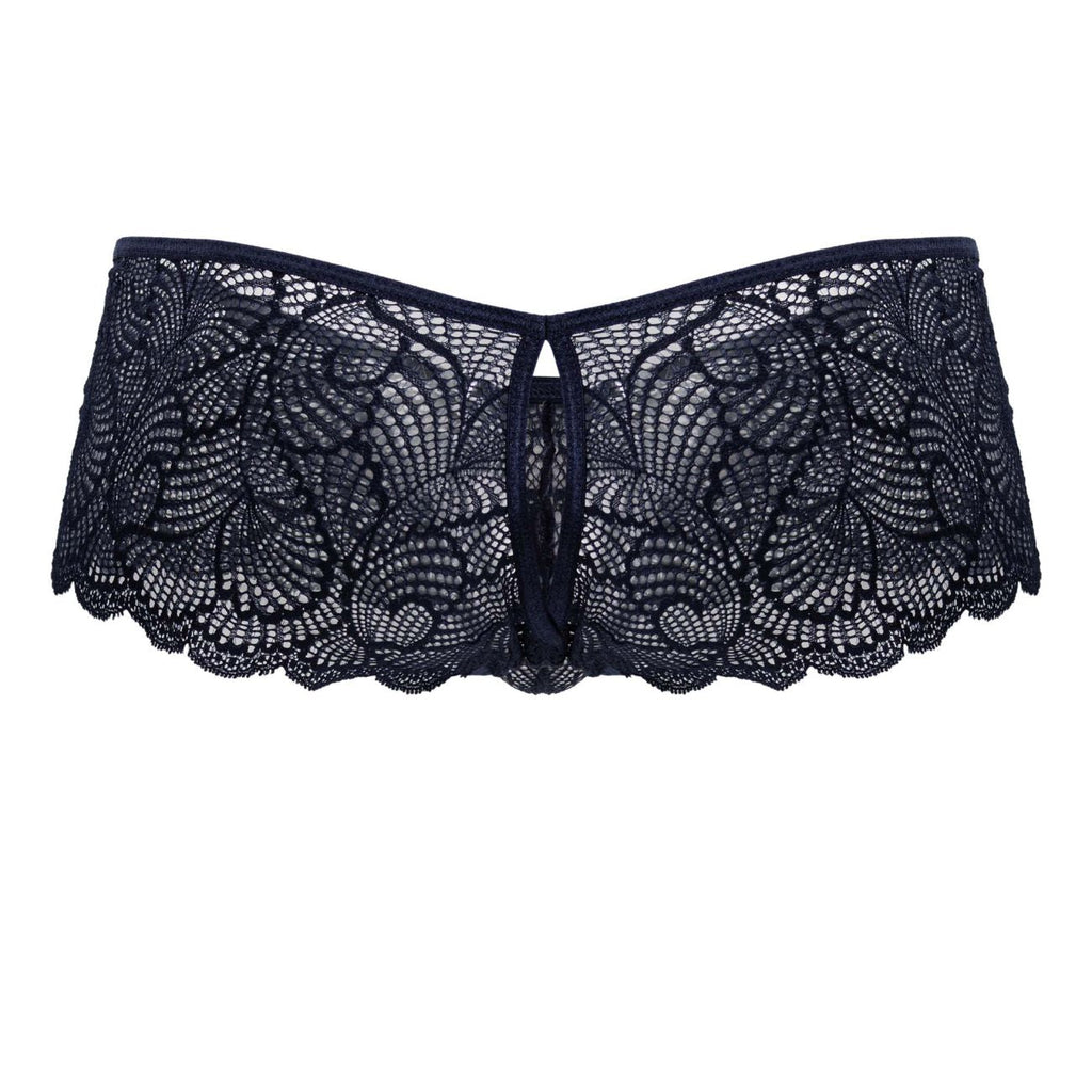 CandyMan 99907 Men's Underwear Lace Trunks Color Navy