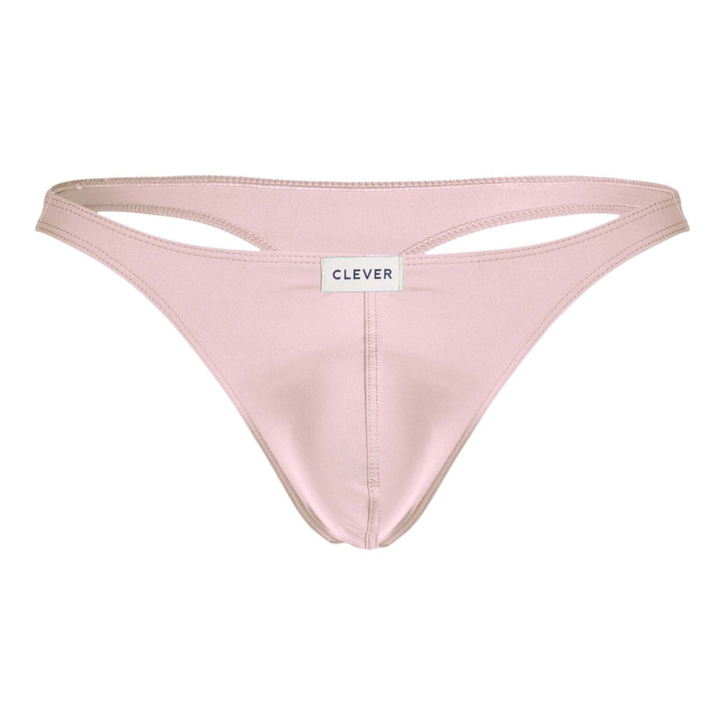 Clever Moda Men's Underwear 100007 3PK Autralian Latin Thongs Color Green-Pink-Blue