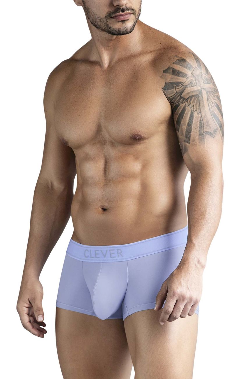 Clever Moda Men's Underwear 1751 Craftiness Trunks Color Blue