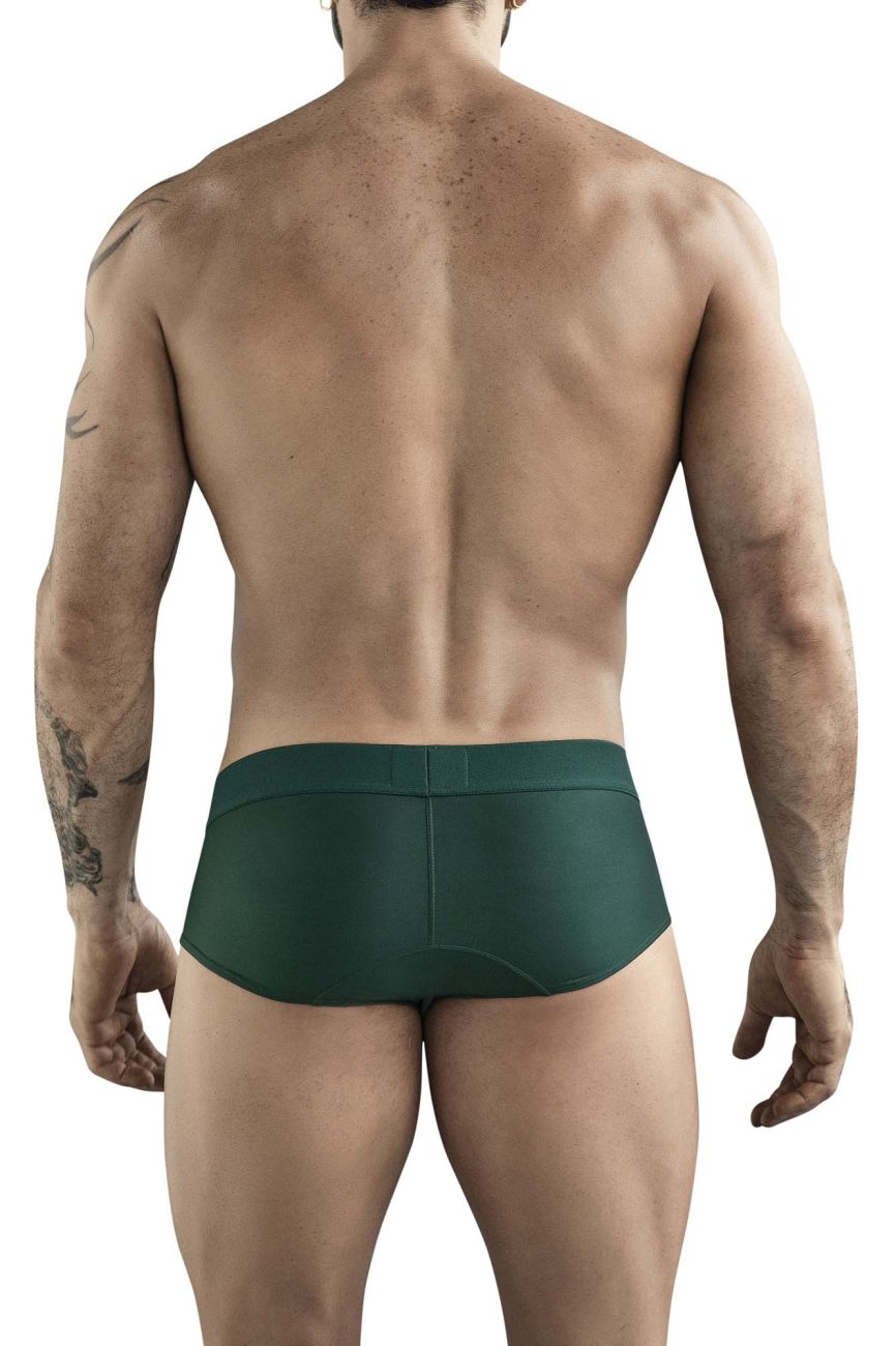 Clever Moda Men's Underwear 1776 Venecia Briefs Color Dark Green