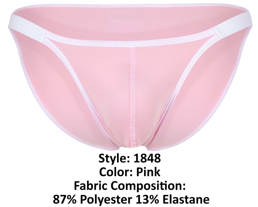 Clever Moda Men's Underwear 1848 Relax Bikini Color Pink