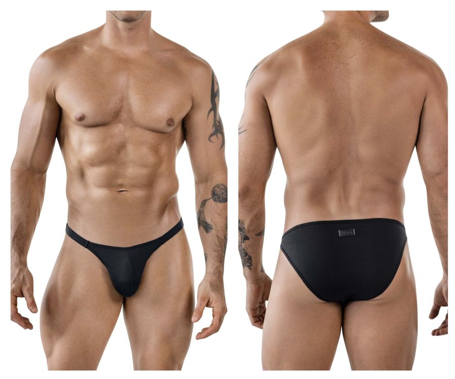 Clever Moda Men's Underwear 1865 Oomph Bikini Color Black