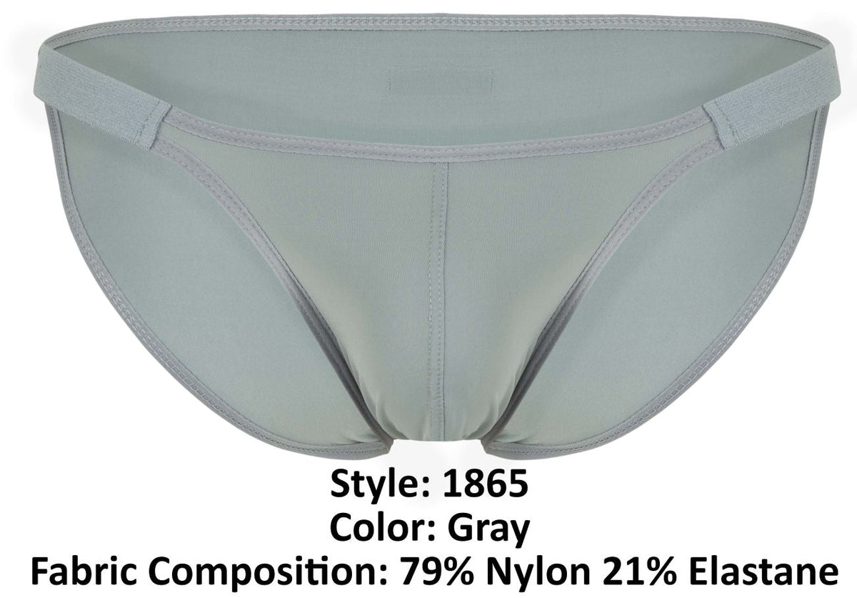 Clever Moda Men's Underwear 1865 Oomph Bikini Color Gray