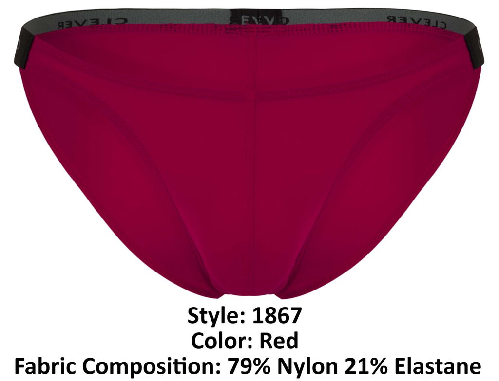 Clever Moda Men's Underwear 1867 Tokio Bikini Color Red