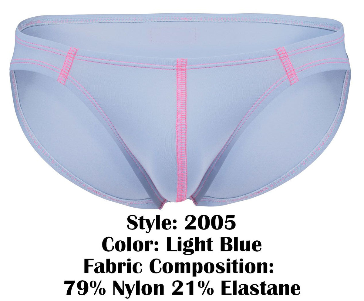 Clever Moda Men's Underwear 2005 Raices Briefs Color Light Blue