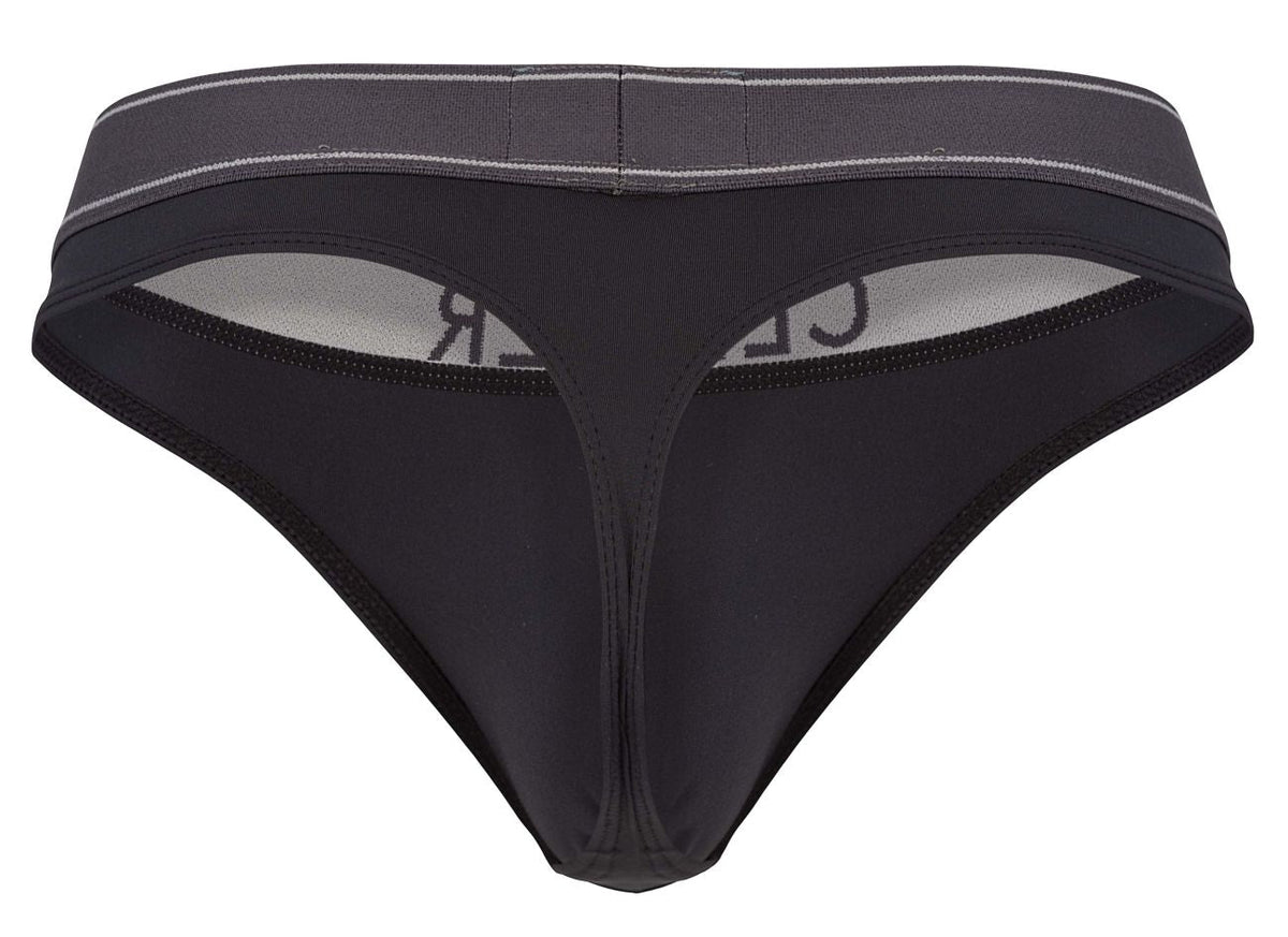 Clever Moda Men's Underwear 2008 Raw Thongs Color Dark Gray