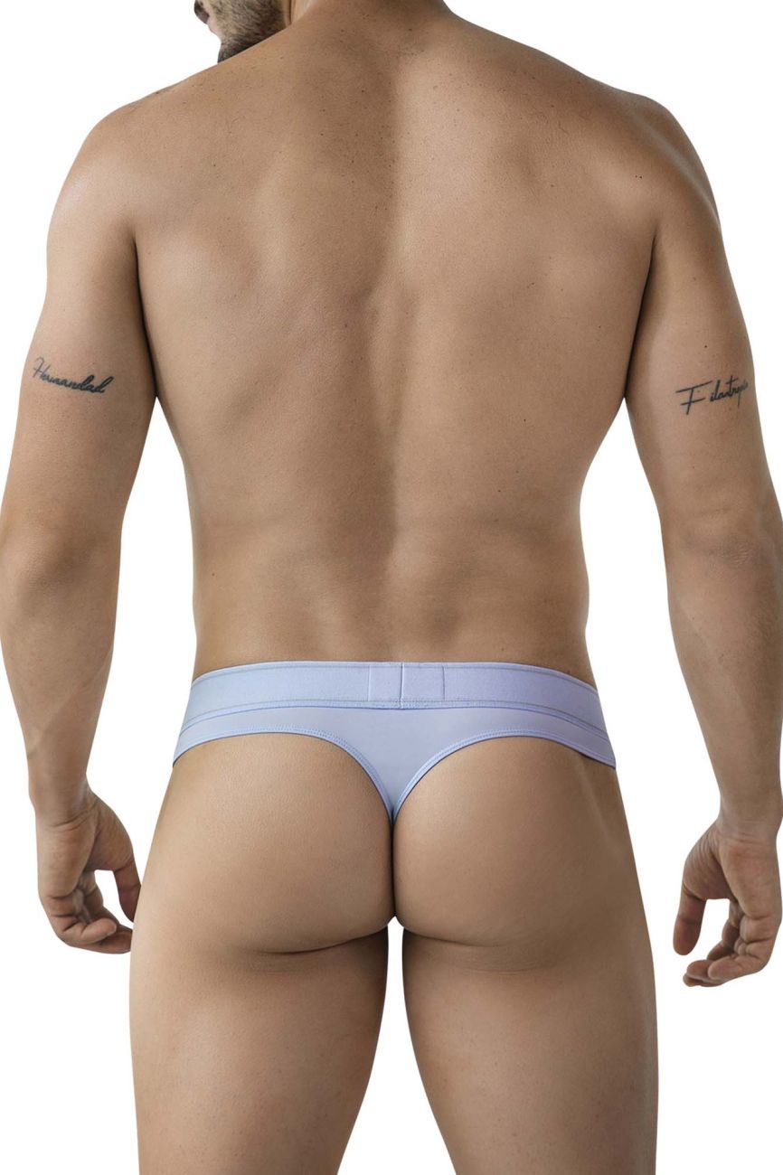 Clever Moda Men's Underwear 2008 Raw Thongs Color Light Blue