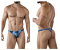 Clever Moda Men's Underwear 2020 Galia Thongs Color Dark Blue
