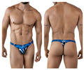 Clever Moda Men's Underwear 2023 Almeria Thongs Color Blue