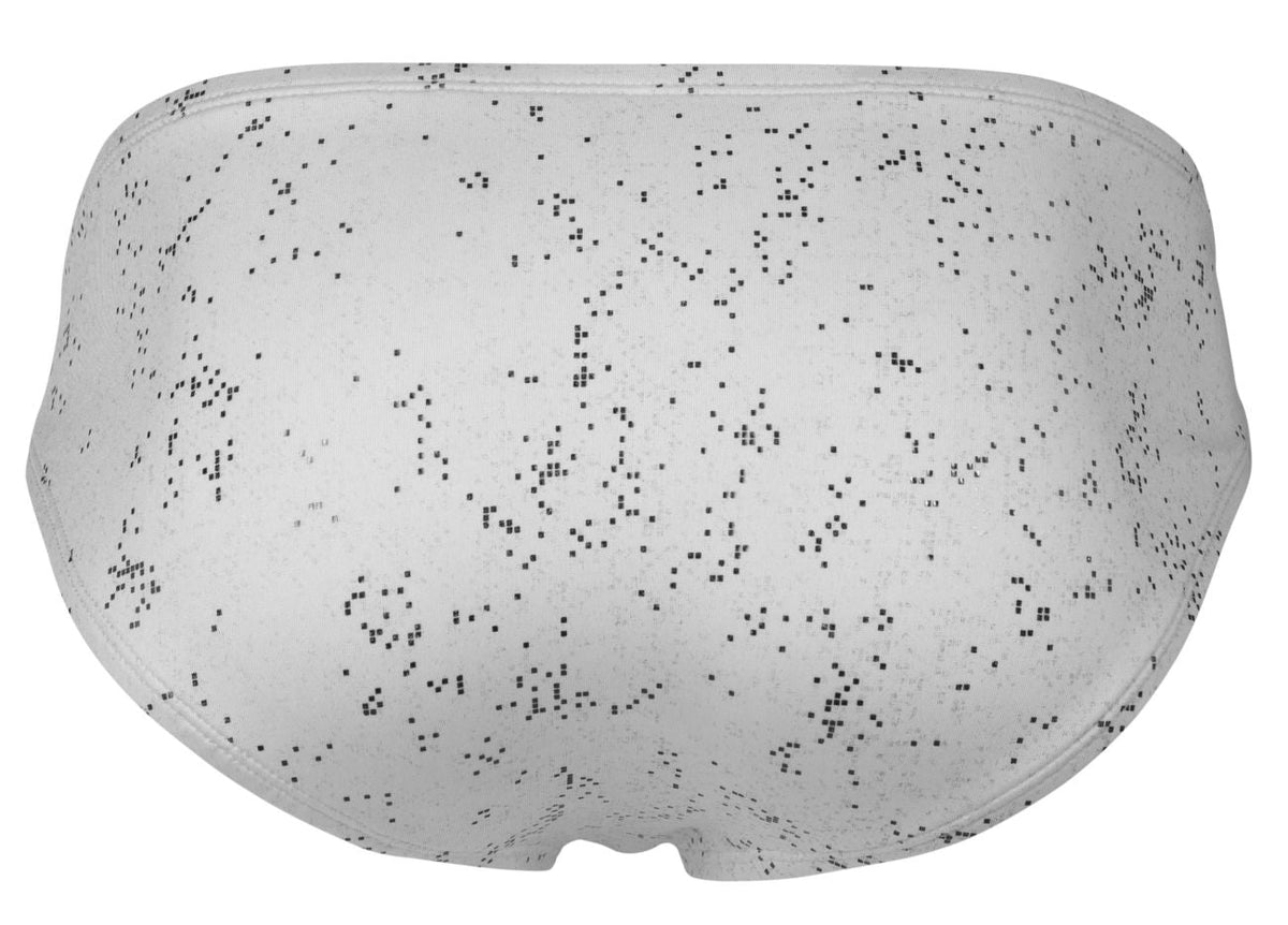 Clever Moda Men's Underwear 2039 Galaxy Briefs Color White