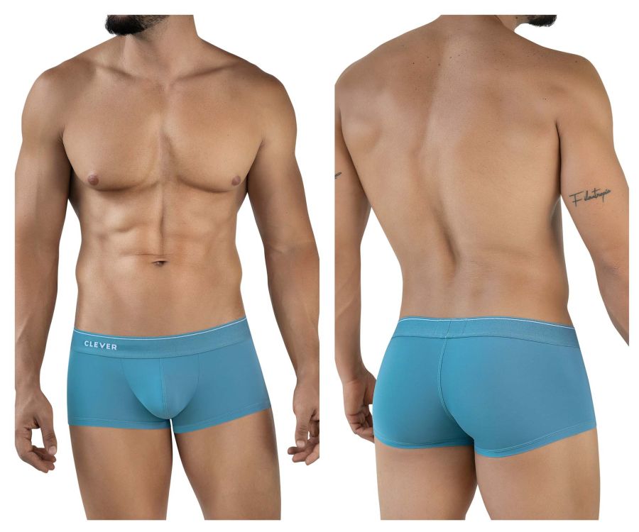 Clever Moda Men's Underwear 2042 Mendoza Trunks Color Blue