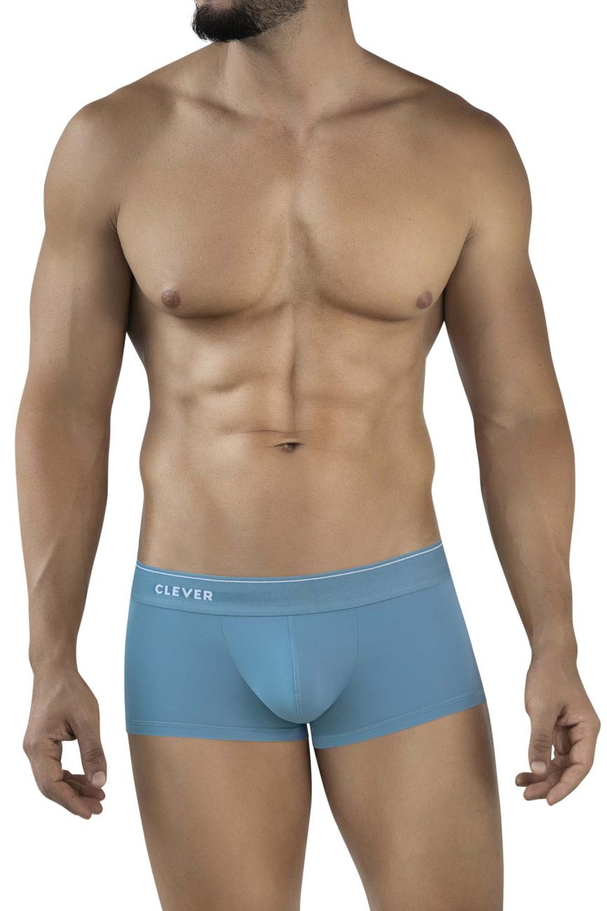 Clever Moda Men's Underwear 2042 Mendoza Trunks Color Blue