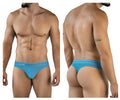 Clever Moda Men's Underwear 2044 Mendoza Thongs Color Blue