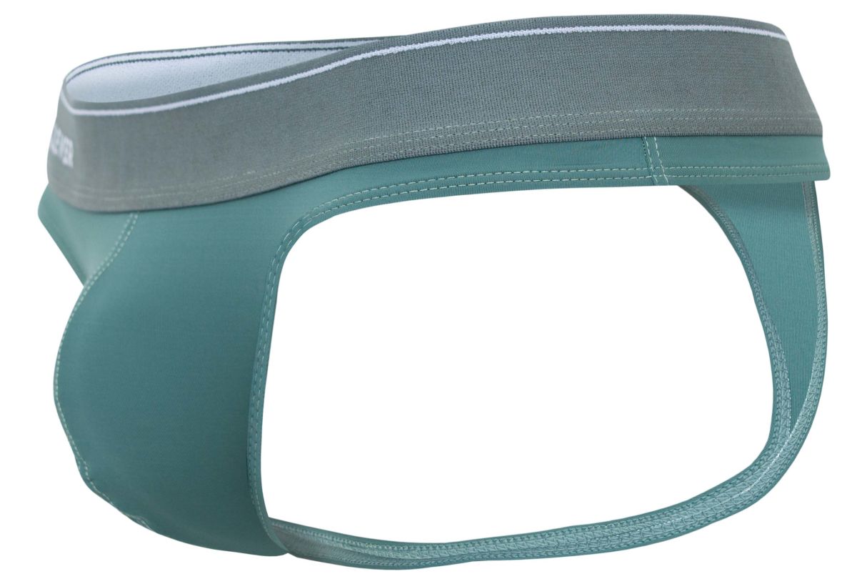Clever Moda Men's Underwear 2044 Mendoza Thongs Color Green