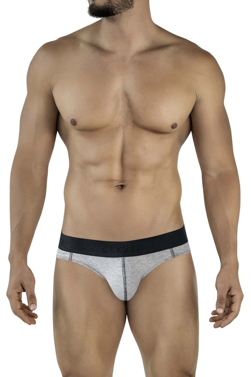 Clever Moda Men's Underwear 2045 Catamarca Briefs Color Dark Gray