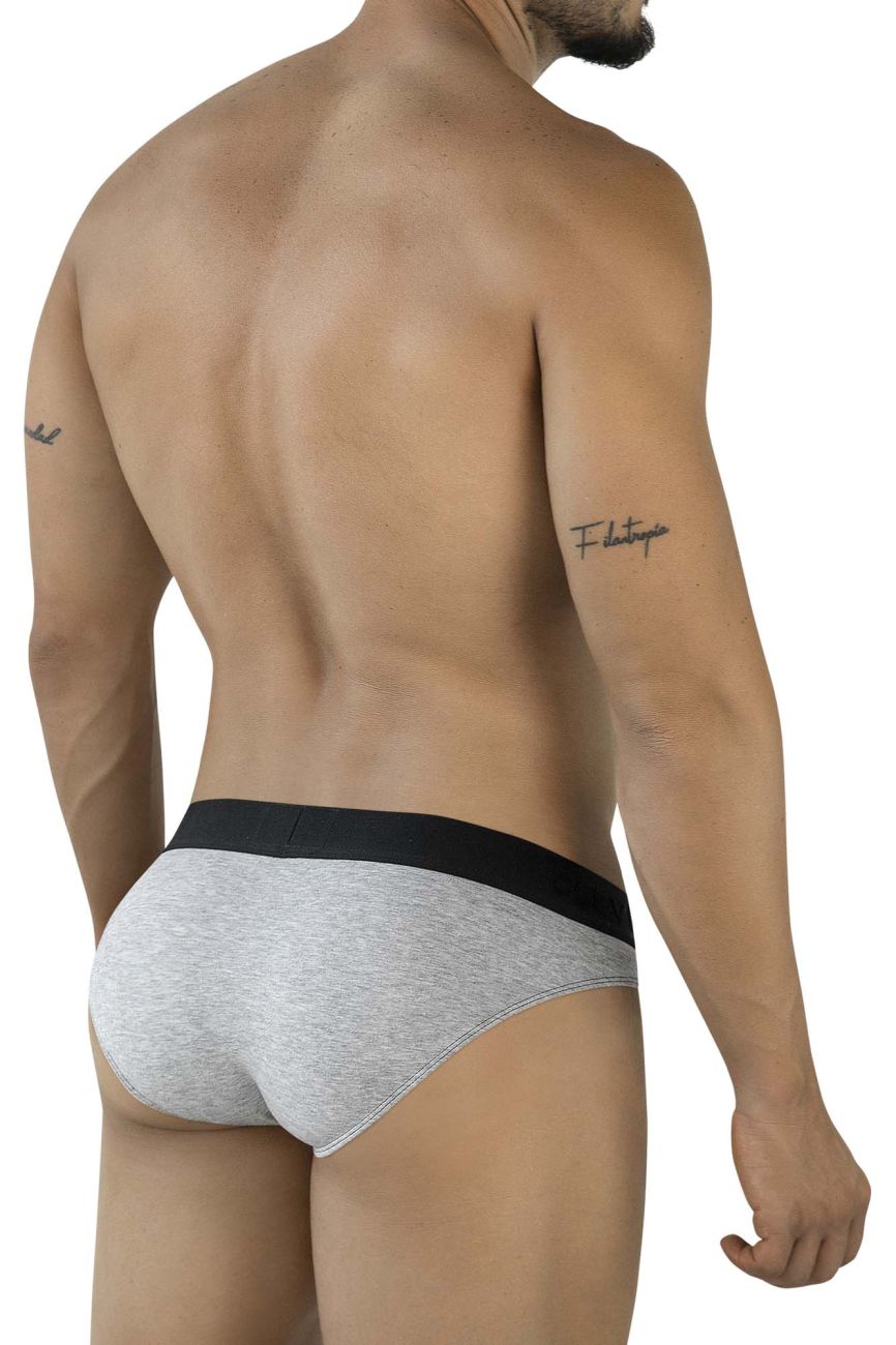 Clever Moda Men's Underwear 2045 Catamarca Briefs Color Dark Gray