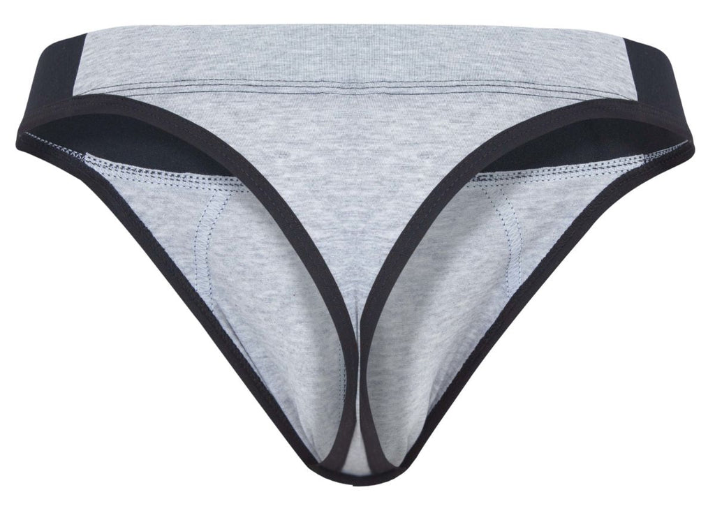 Clever Moda Men's Underwear 2046 Catamarca Thongs Color Dark Gray