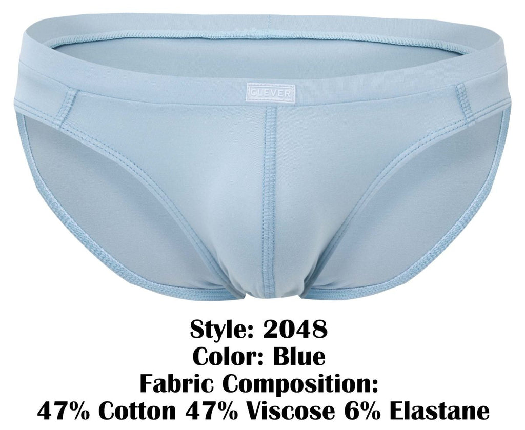 Clever Moda Men's Underwear 2048 Cordoba Briefs Color Blue