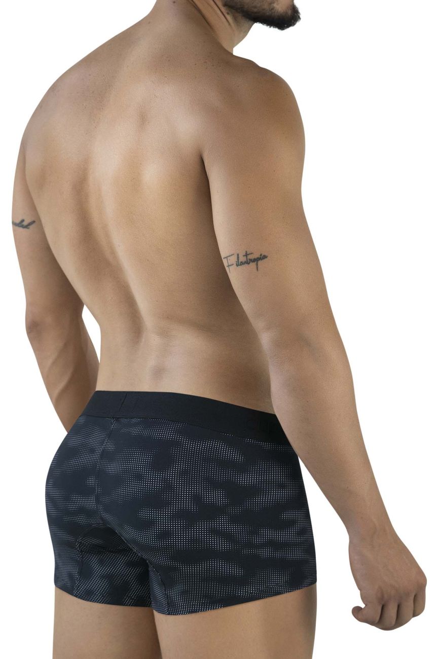 Clever Moda Men's Underwear 2052 Militar Trunks Color Black