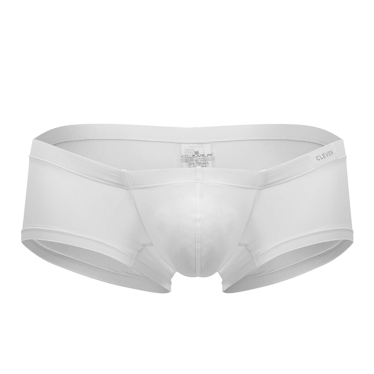 Clever Moda Men's Underwear 2373 Australian Latin Boxer Briefs Color White