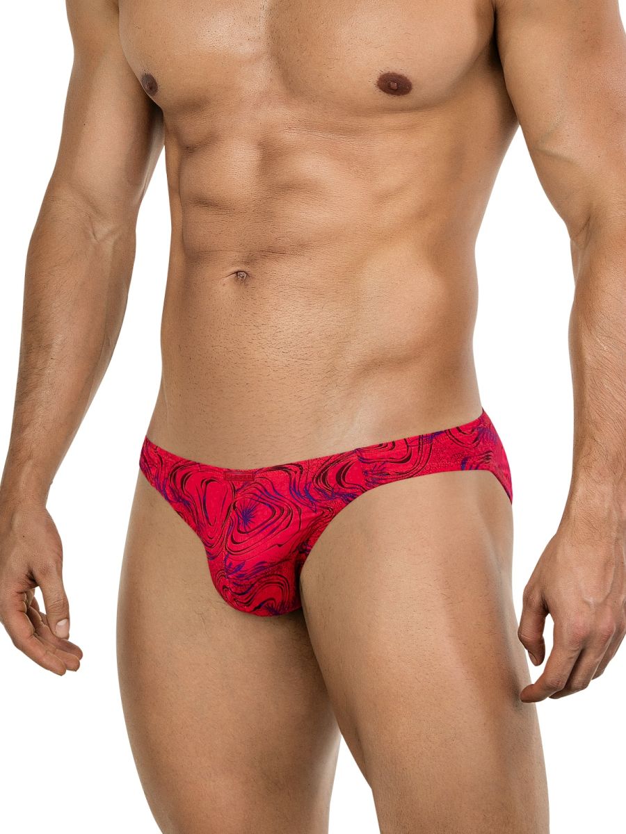 Clever Moda Men's Underwear 26028 Helion Bikini Color Red