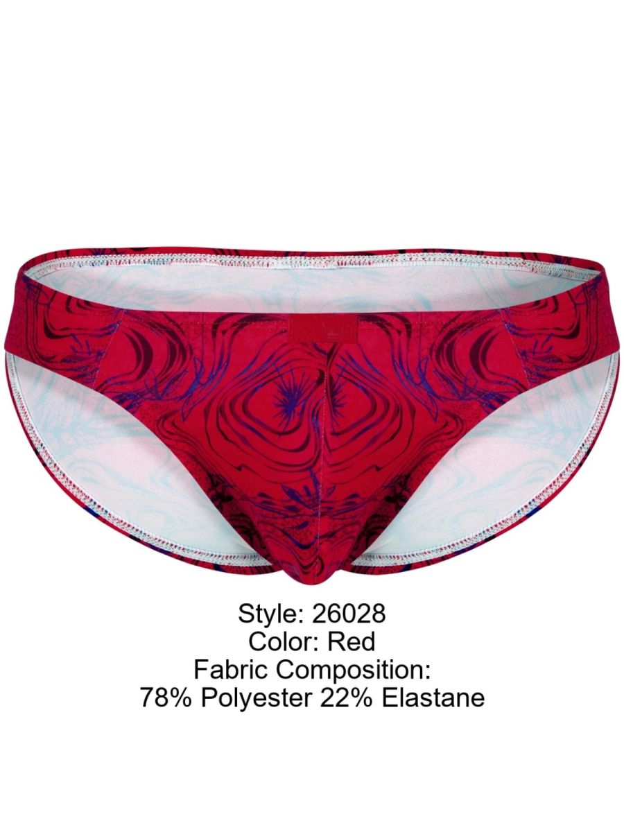 Clever Moda Men's Underwear 26028 Helion Bikini Color Red