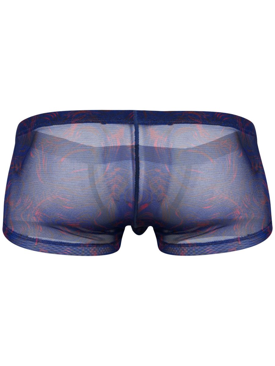 Clever Moda Men's Underwear 26033 Calipso Trunks Color Blue