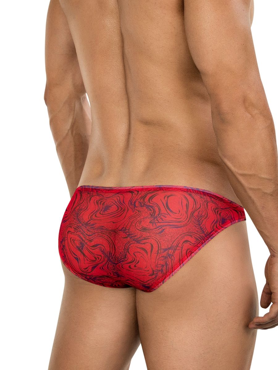 Clever Moda Men's Underwear 26034 Calipso Bikini Color Red