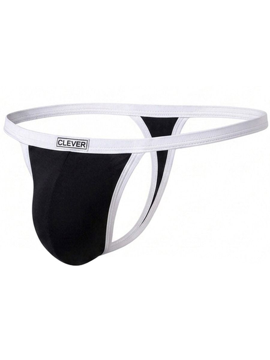 Clever Moda 26162 Men's Underwear Boreas Thongs Color Black