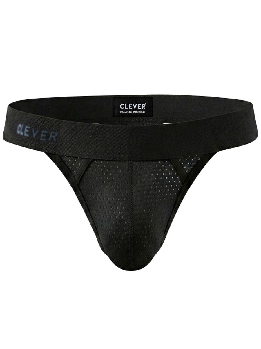 Clever Moda 26192 Men's Underwear Ulises Thongs Stylish Ergonomic Fit Color Black
