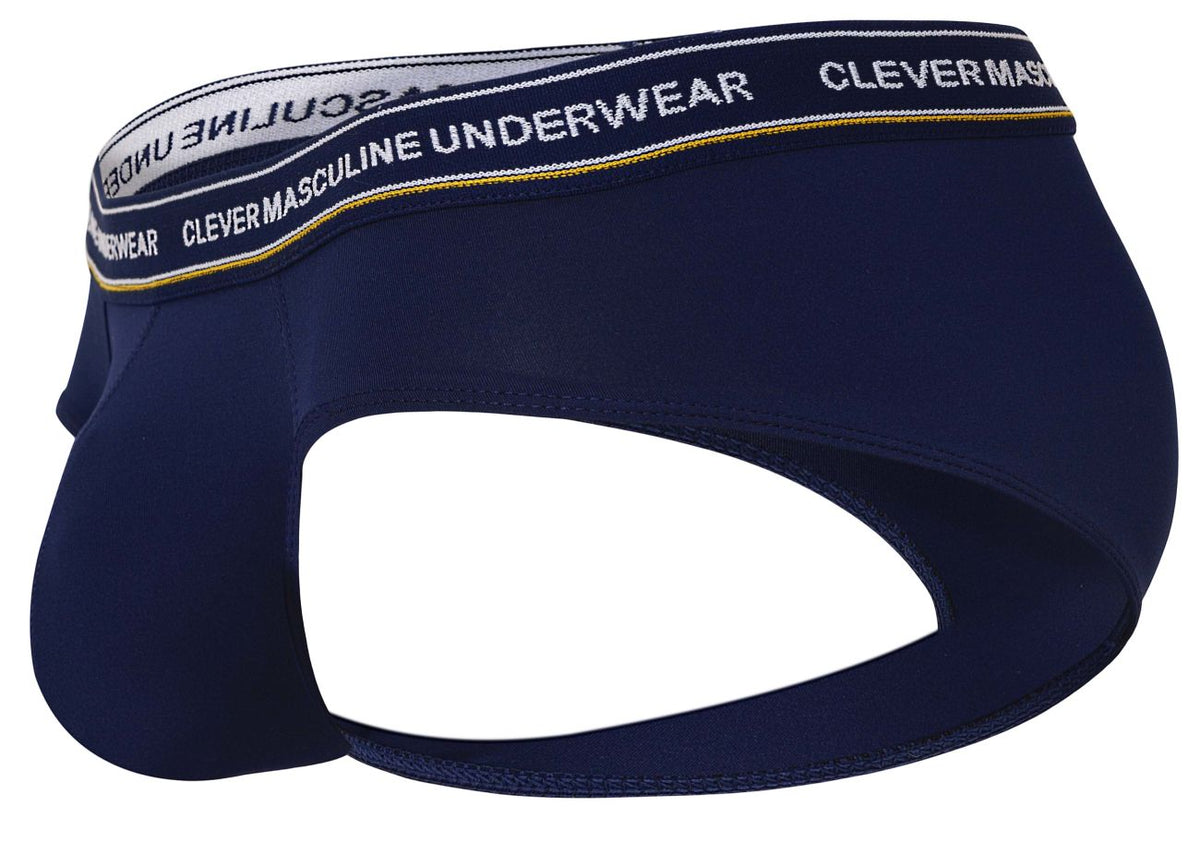 Clever Moda Men's Underwear 519969 3PK Australian Latin Briefs Color Blue-Petrol-Green