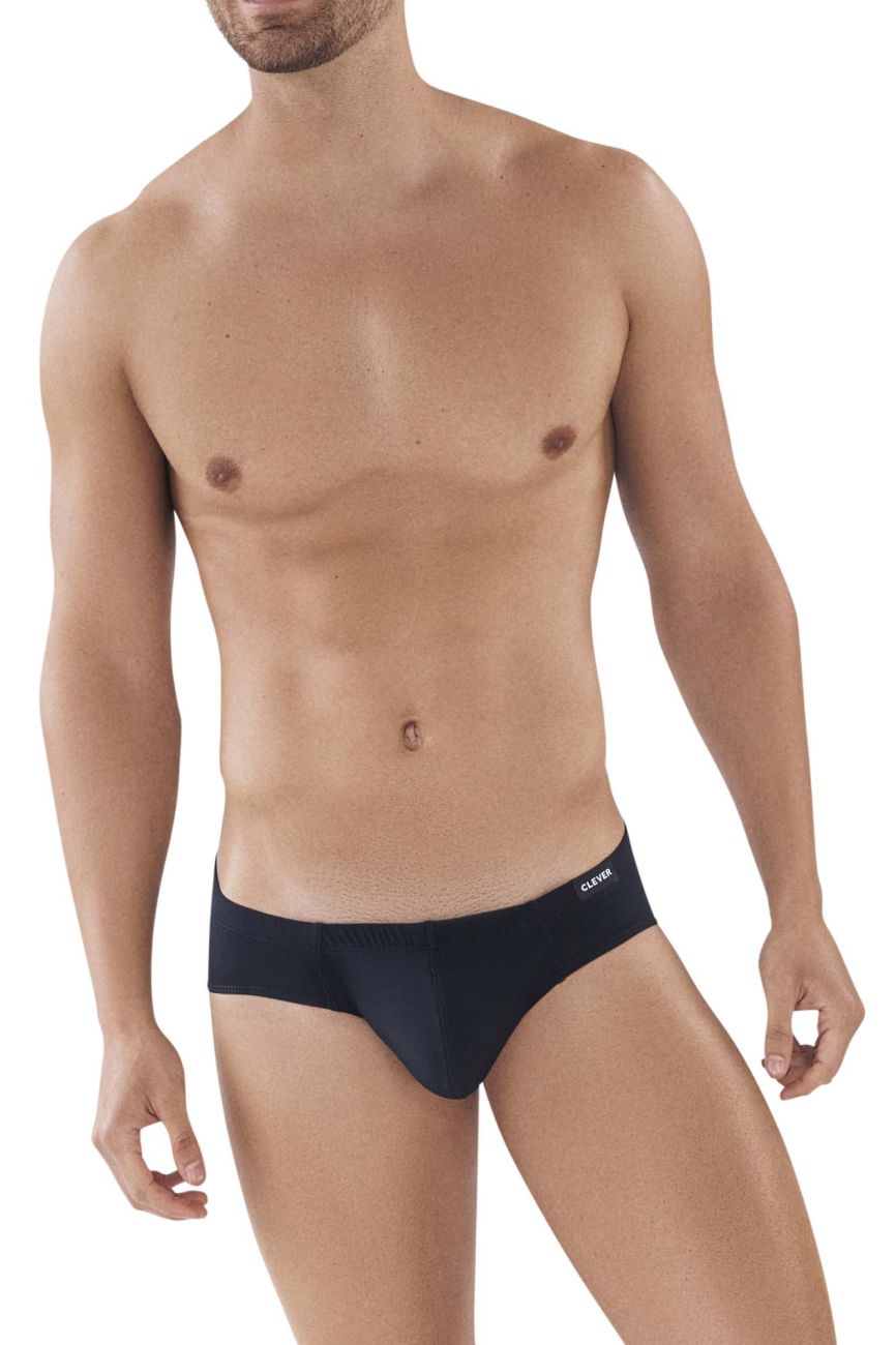 Clever Moda Men's Underwear 5373 Australian Latin Briefs Color Black