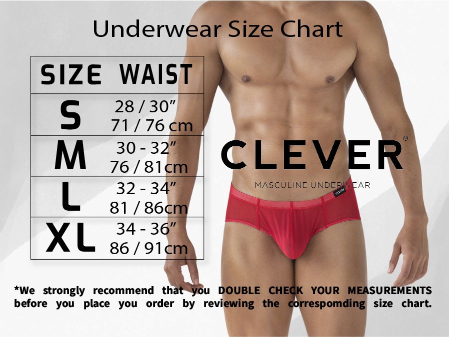 Clever Moda Men's Underwear 1849 Eros Bikini Color White