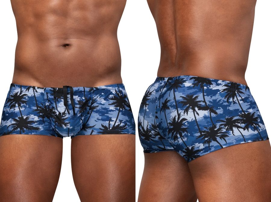 ErgoWear EW1825 FEEL SW Swim Trunks Color Dark Blue-Palms