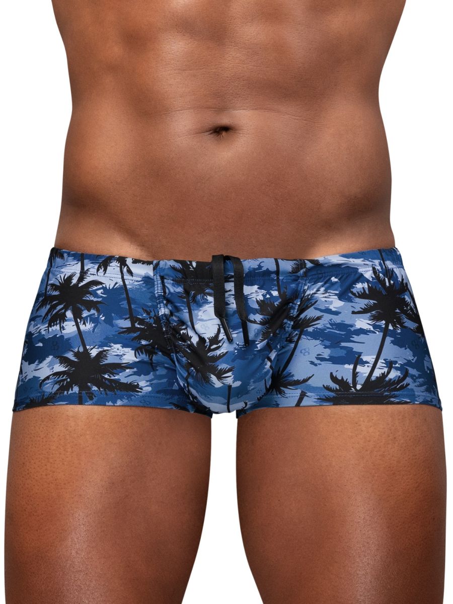 ErgoWear EW1825 FEEL SW Swim Trunks Color Dark Blue-Palms