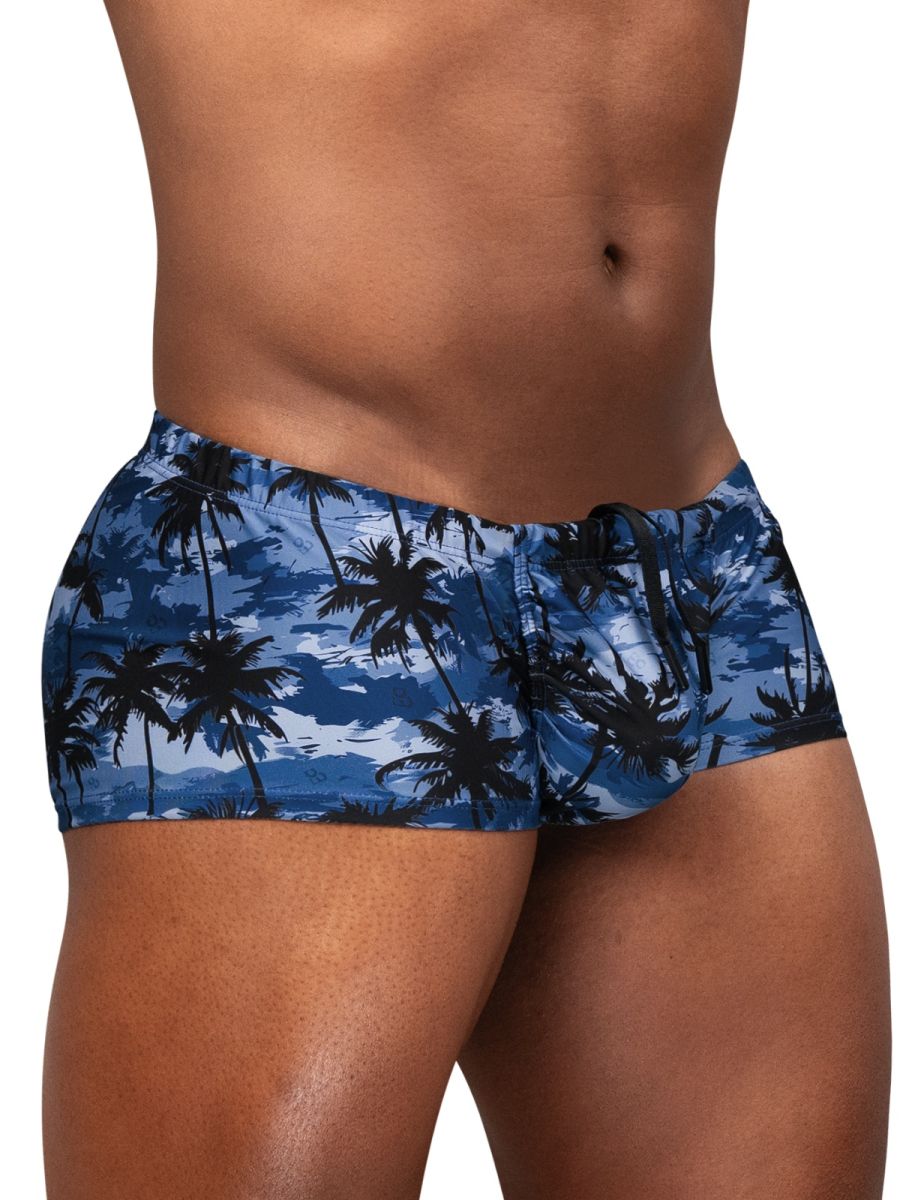 ErgoWear EW1825 FEEL SW Swim Trunks Color Dark Blue-Palms