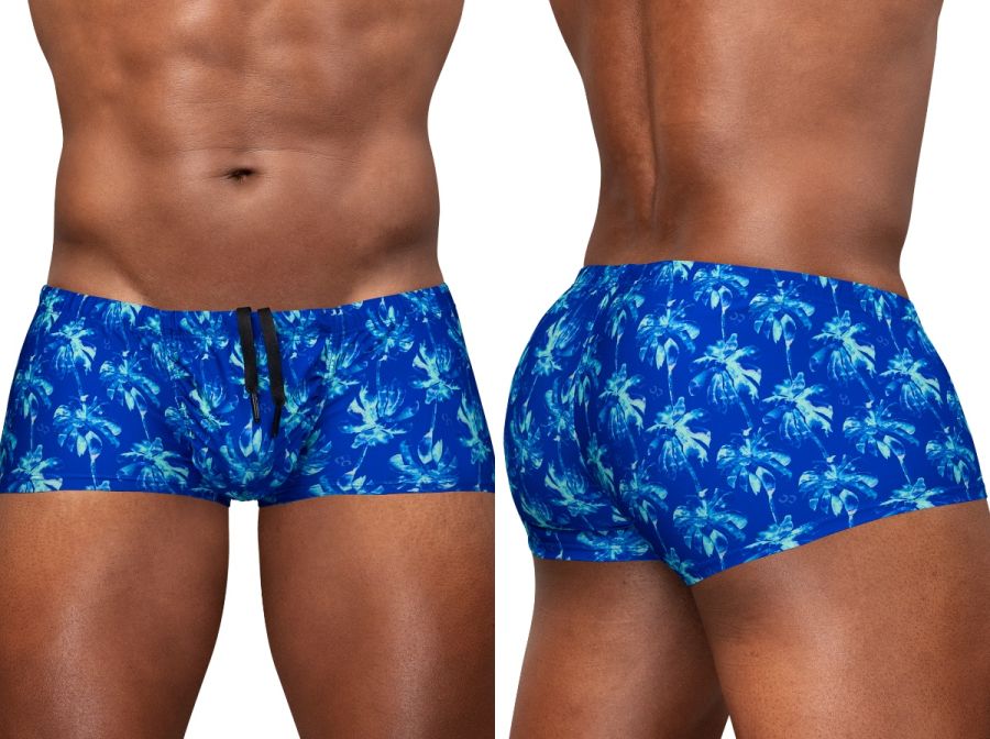 ErgoWear EW1827 FEEL SW Swim Trunks Color Royal Blue-Palms