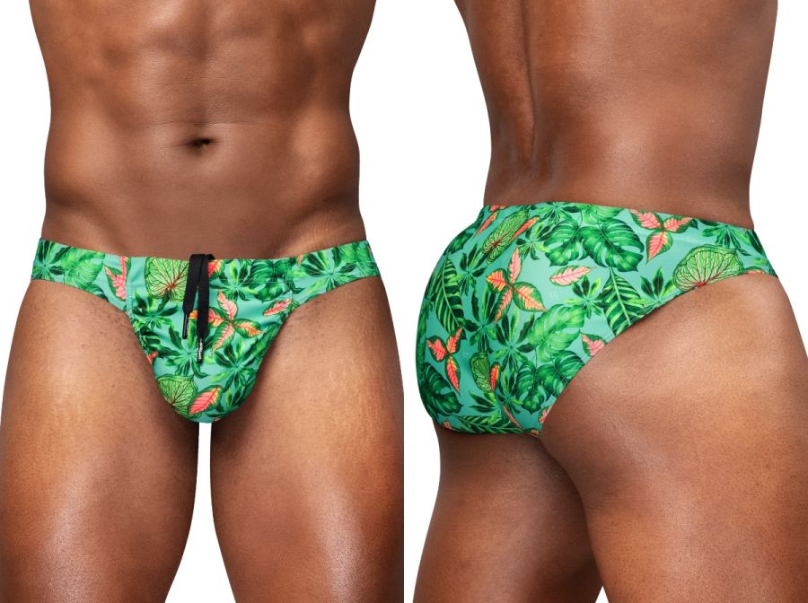 ErgoWear EW1828 FEEL SW Swim Bikini Color Aqua-Leaves