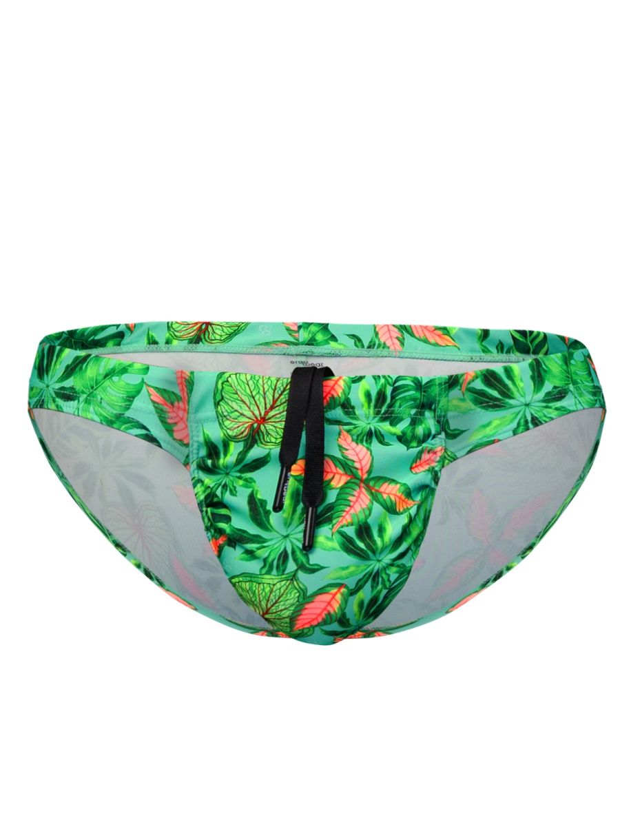 ErgoWear EW1828 FEEL SW Swim Bikini Color Aqua-Leaves