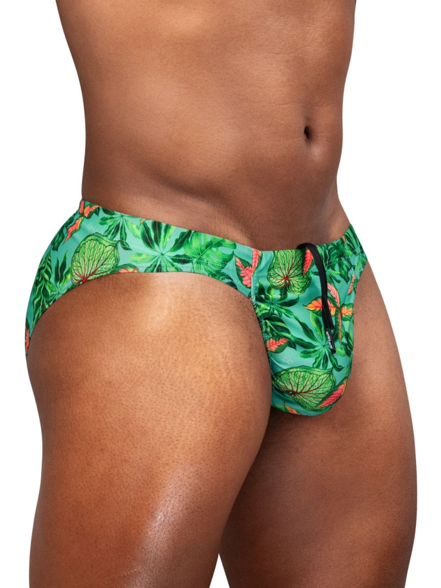 ErgoWear EW1828 FEEL SW Swim Bikini Color Aqua-Leaves